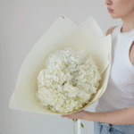 Монобукет из 5 гортензий