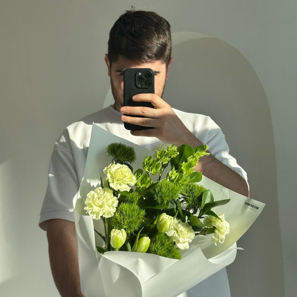 Зеленый фреш букет