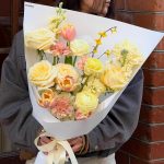 Персиково-сливочный букет