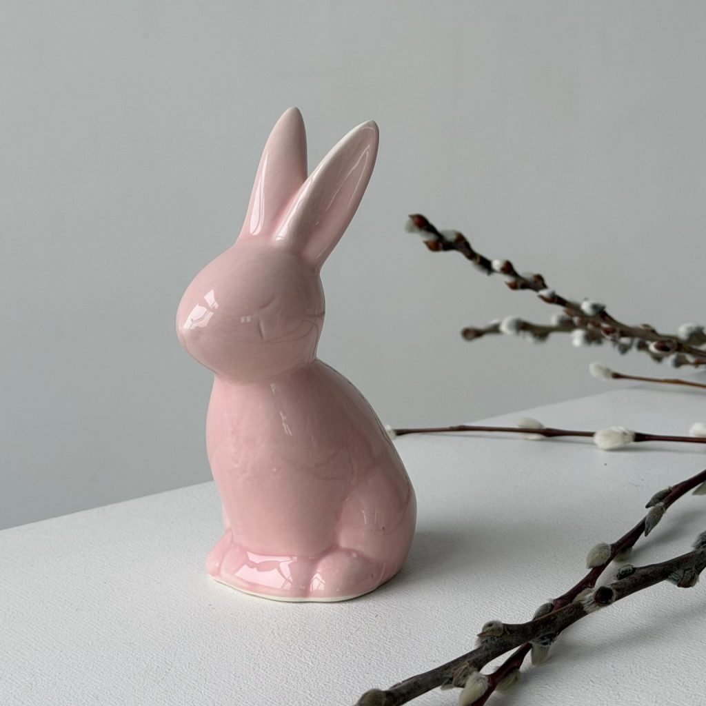 Пасхальный зайчик (розовый)